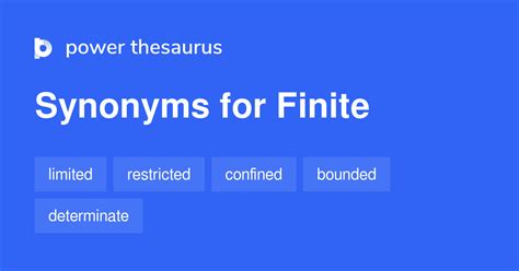 finite definition synonyms